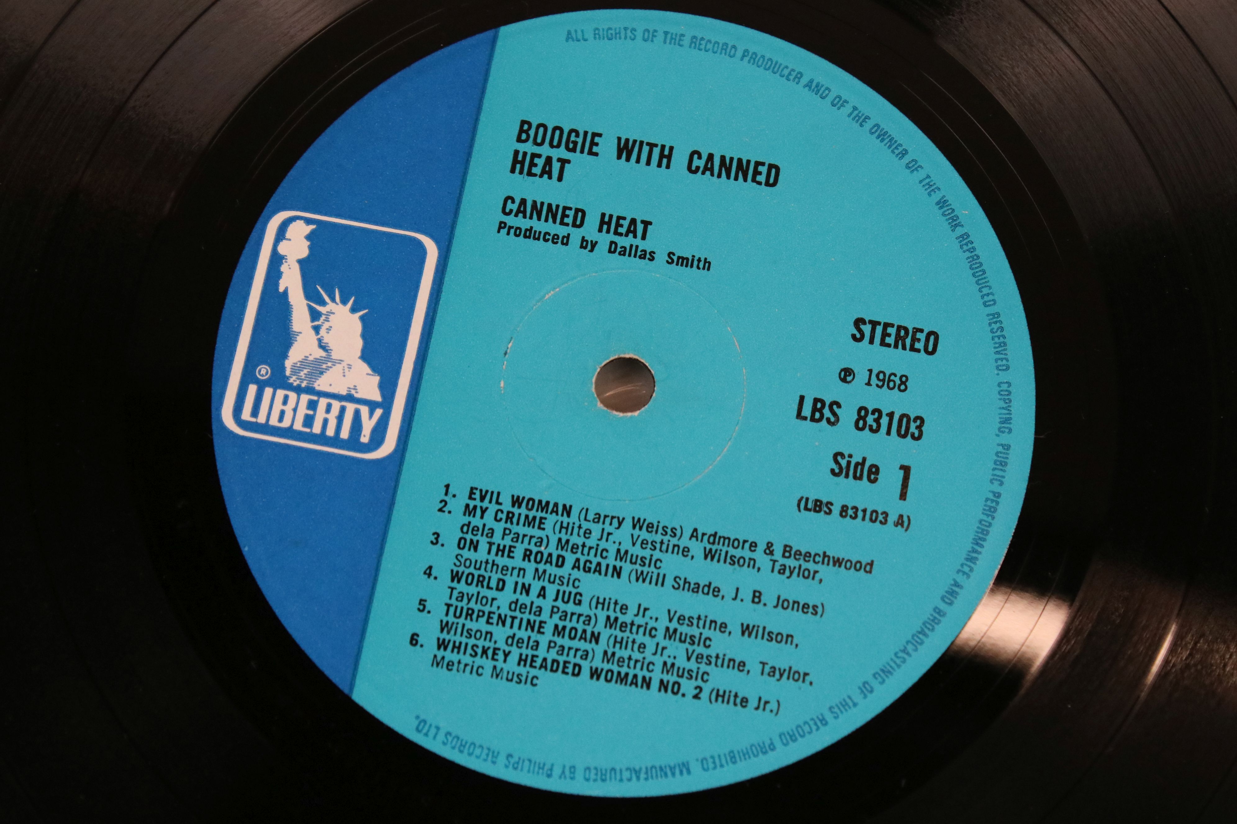 Vinyl - Canned Heat 3 LP's to include Boogie With Canned Heat x 2 (LBL 83103 & LBS 83103 mono & - Image 9 of 9