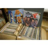 Vinyl - Around 250 LPs to include Pop, Easy Listening, Country etc, sleeves and vinyl vg+ (two