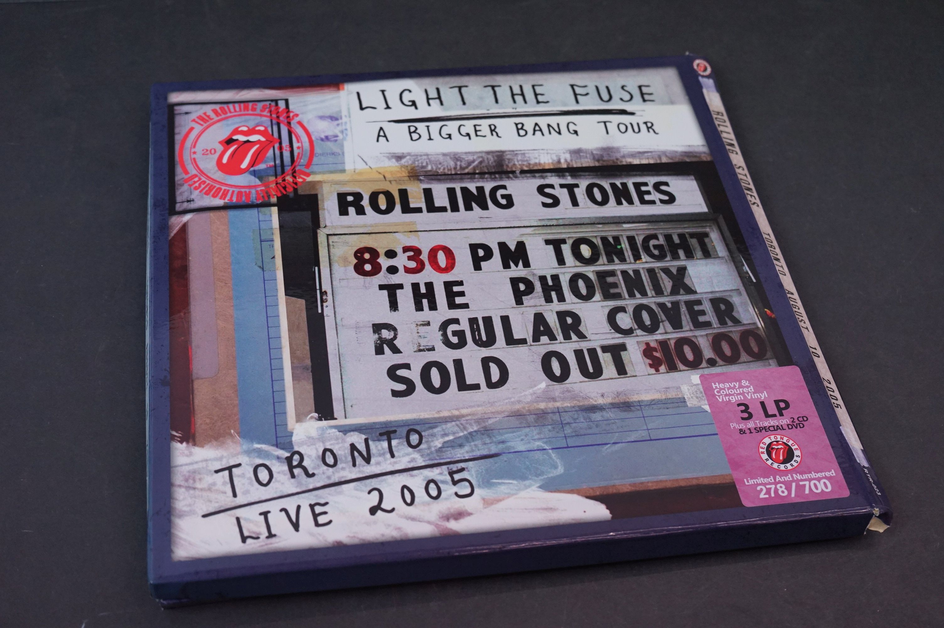 Vinyl - ltd edn Rolling Stones Toronto August 10 2005 3 LP / 2 CD / 1 DVD Box Set rtr023, heavy - Image 8 of 9