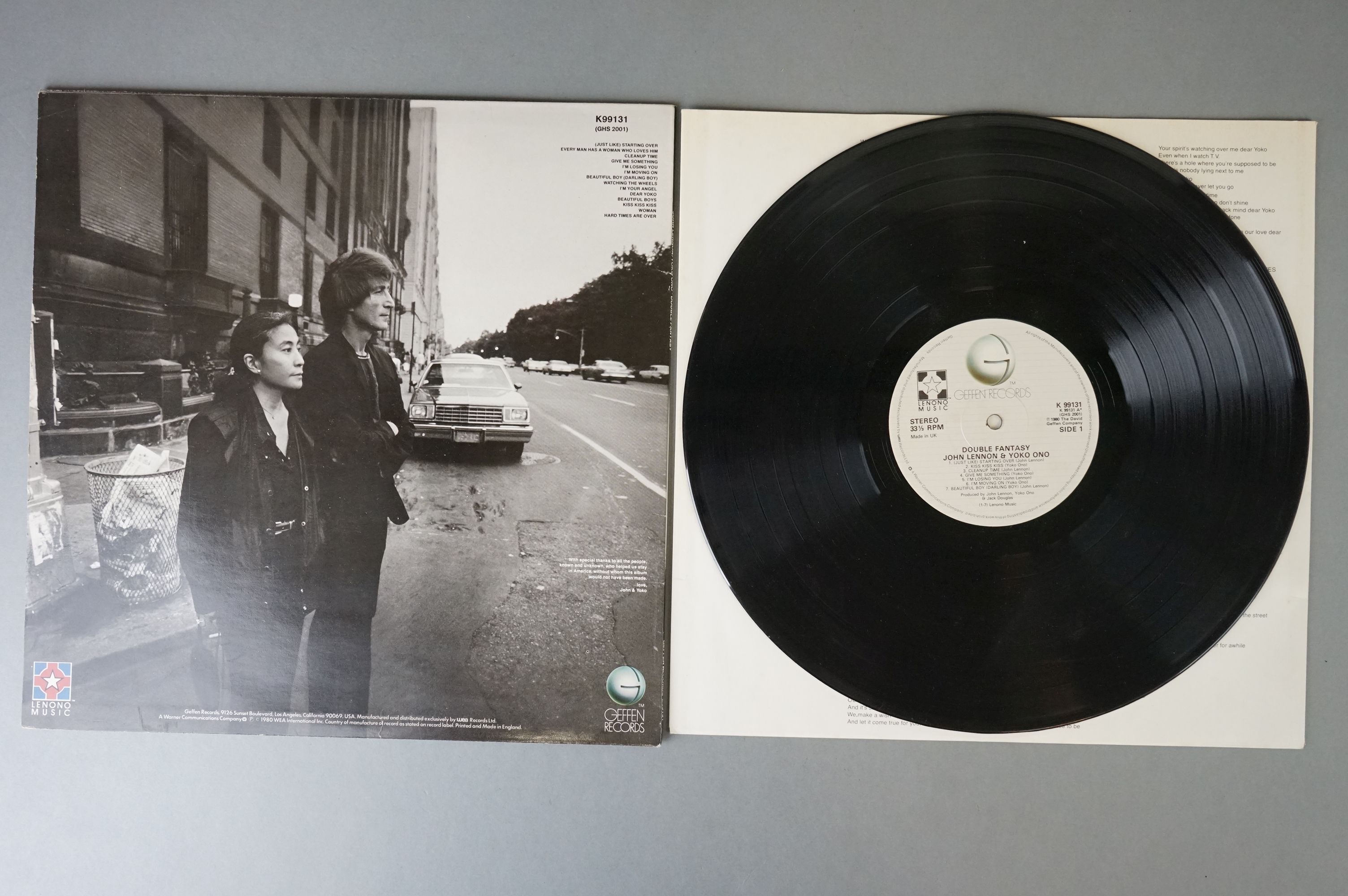 Vinyl - The Beatles & John Lennon 3 LP's to include Let It Be (PCS 7096) Stereo, incorrect inner, - Image 3 of 8