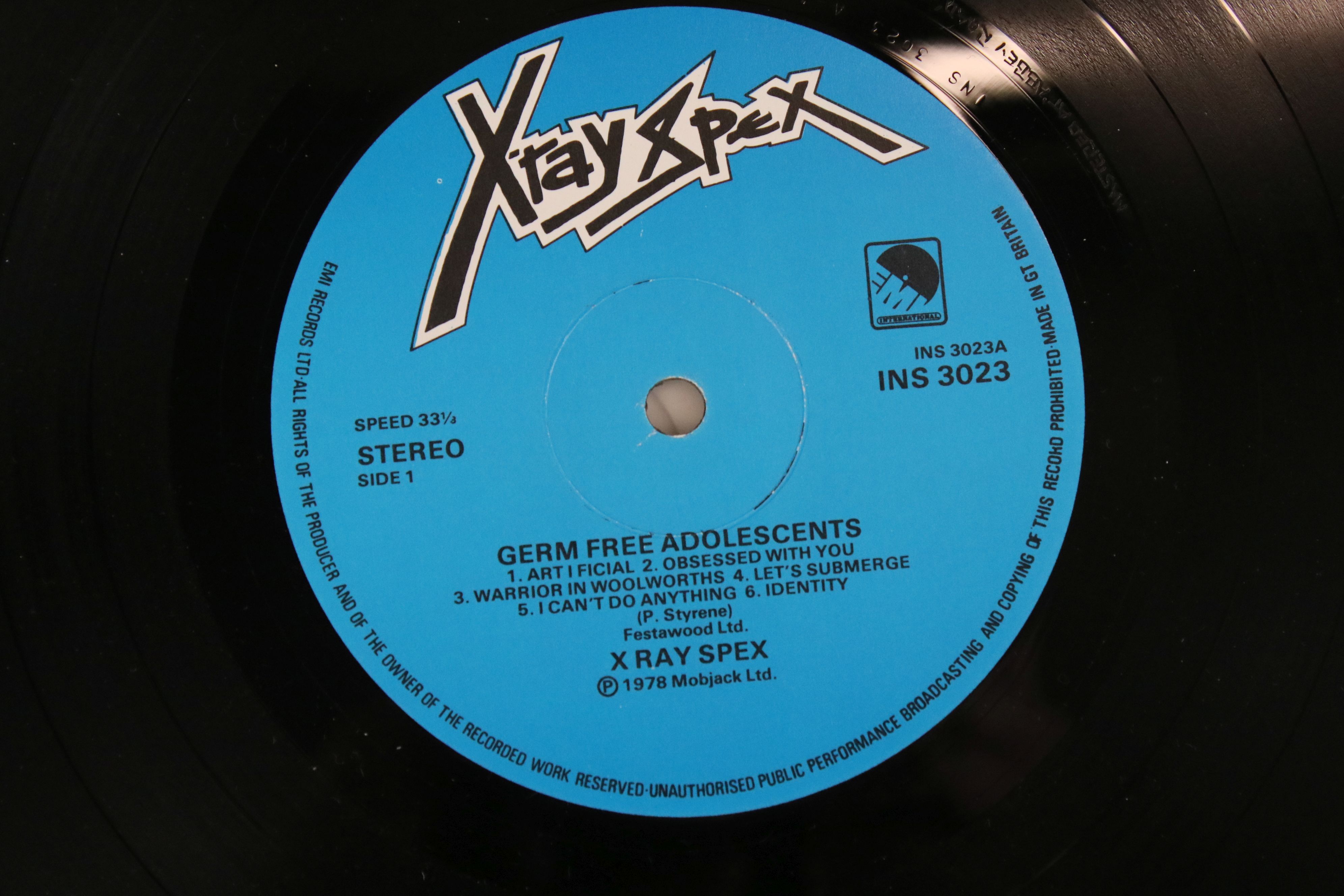 Vinyl - X-Ray Spex Germfree Adolescents original UK pressing (EMI INS 3023) with printed inner. - Image 2 of 5