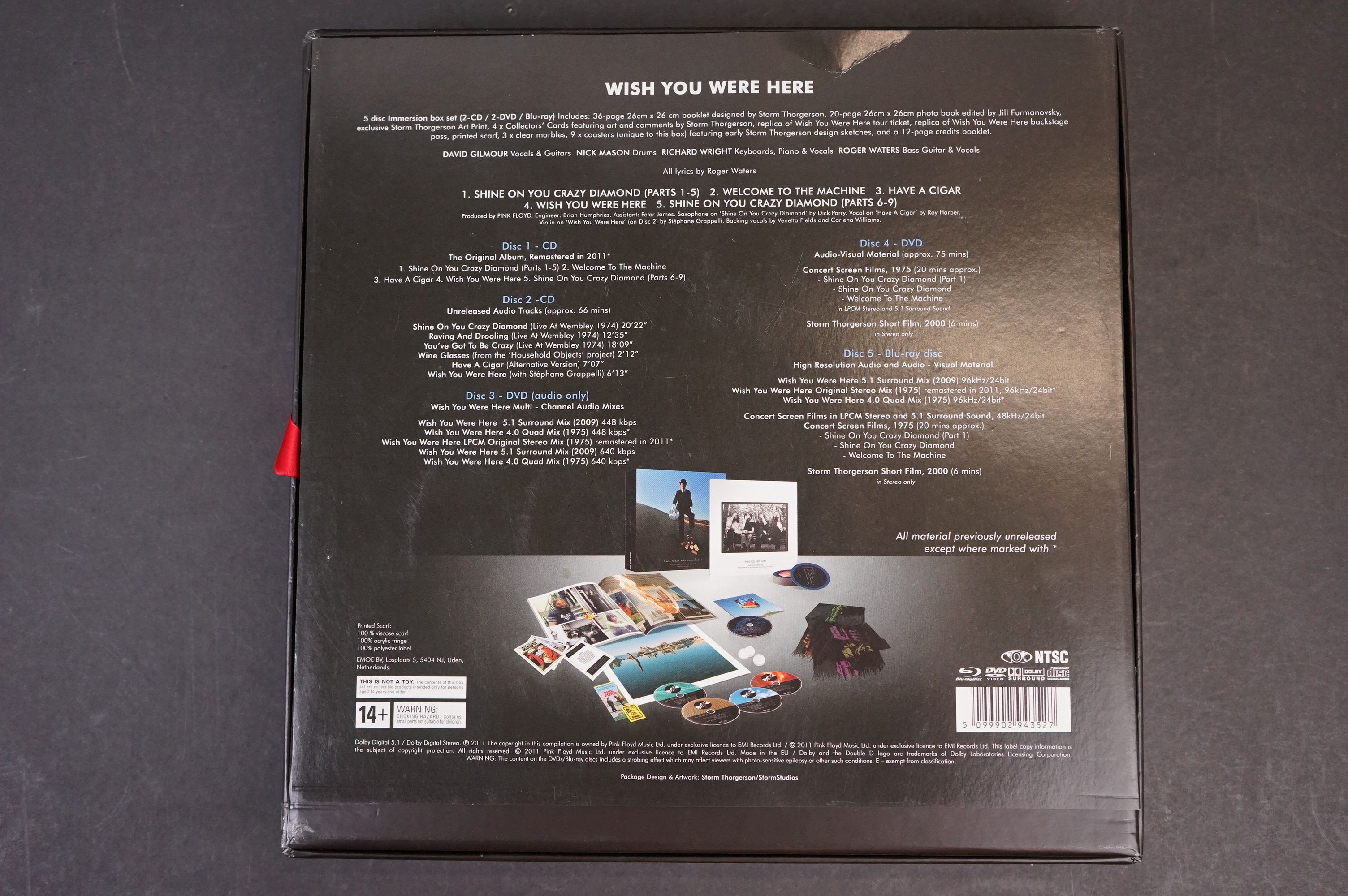 CD / DVD / Bluray - Pink Floyd Wish You Were Here 5 disc box set ex - Image 13 of 13