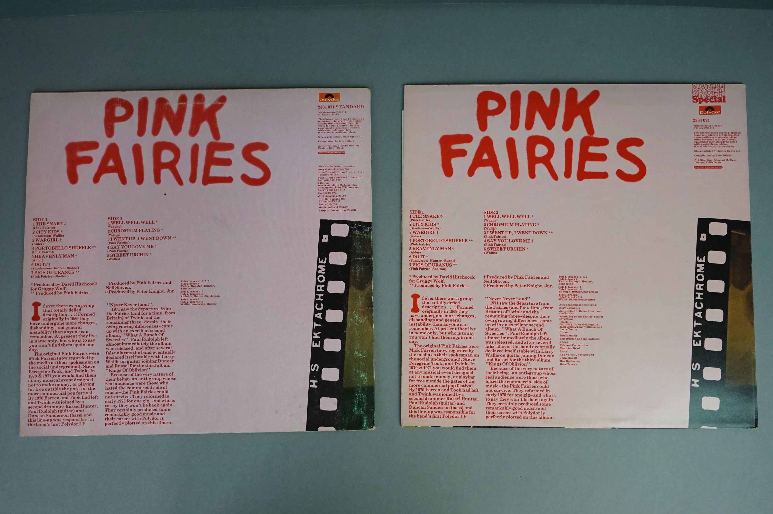 Vinyl - Five The Pink Fairies vinyl LP's to include Kill 'Em And Eat 'Em (Demon Records FIEND - Image 11 of 12