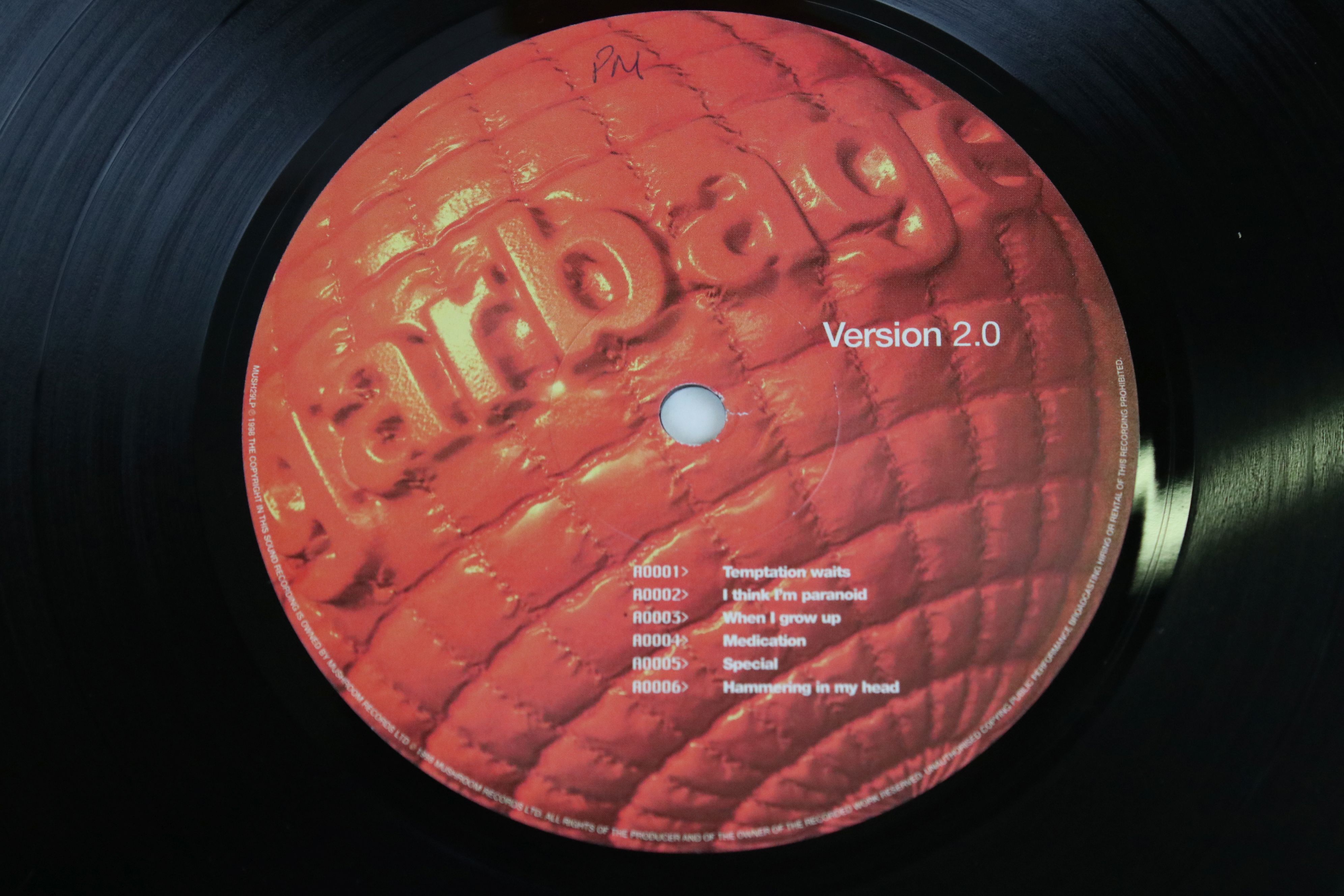 Vinyl - Garbage Version 2.0 LP on Mushroom MUSH29LP, with inner sleeve, initials of vendor to label, - Image 3 of 4