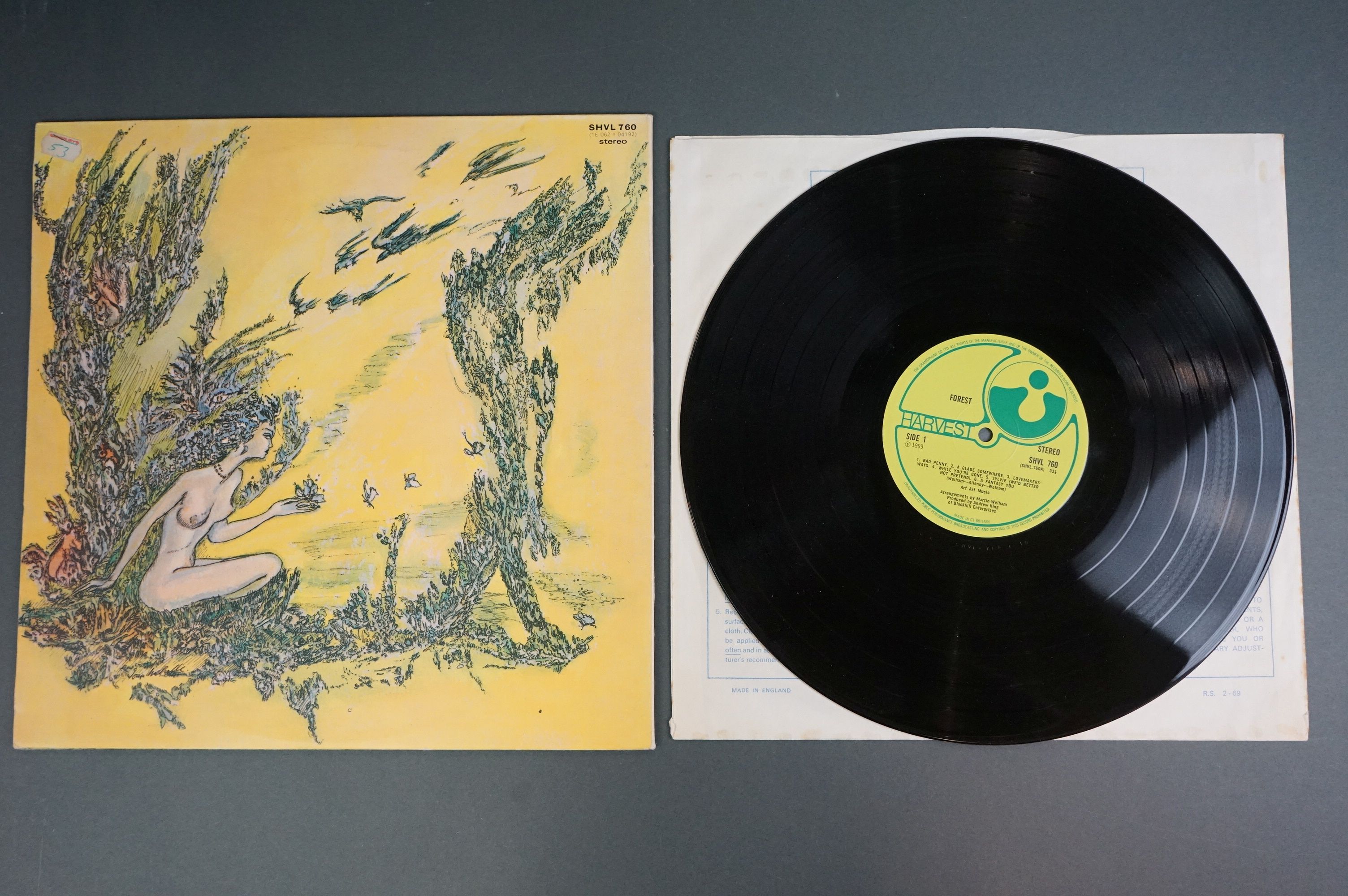 Vinyl - Three Forest LPs to include self titled on Harvest SHVL760 no EMI on label, tape removal - Image 3 of 8