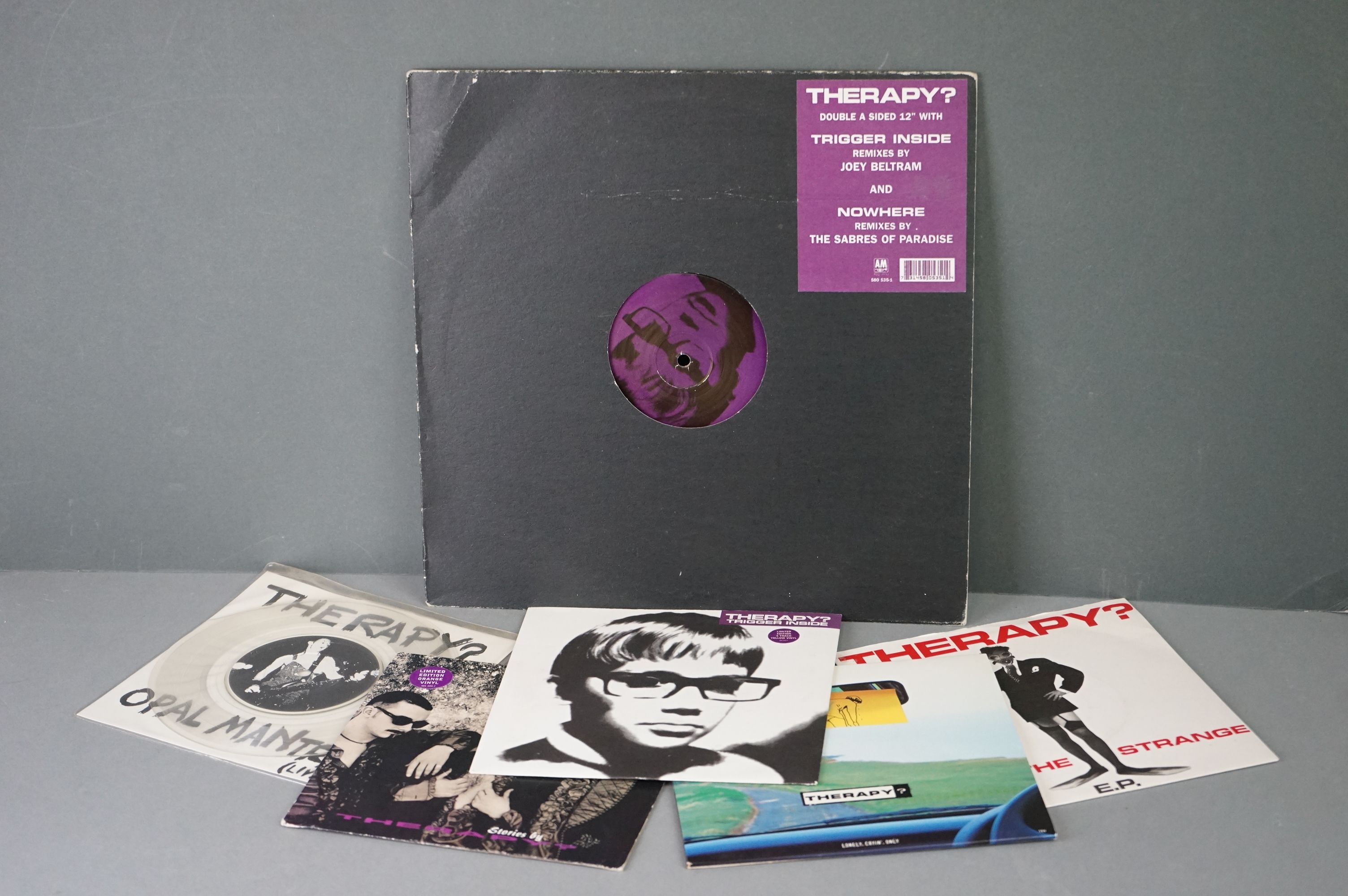 Vinyl - Therapy? - Trigger Inside Remixes 12 2 single plus 5 x 7" singles to include Opal Mantra (