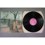 Vinyl - Fairport Convention Unhalfbricking (ILPS 9102) Island white 'i' label on pink background.