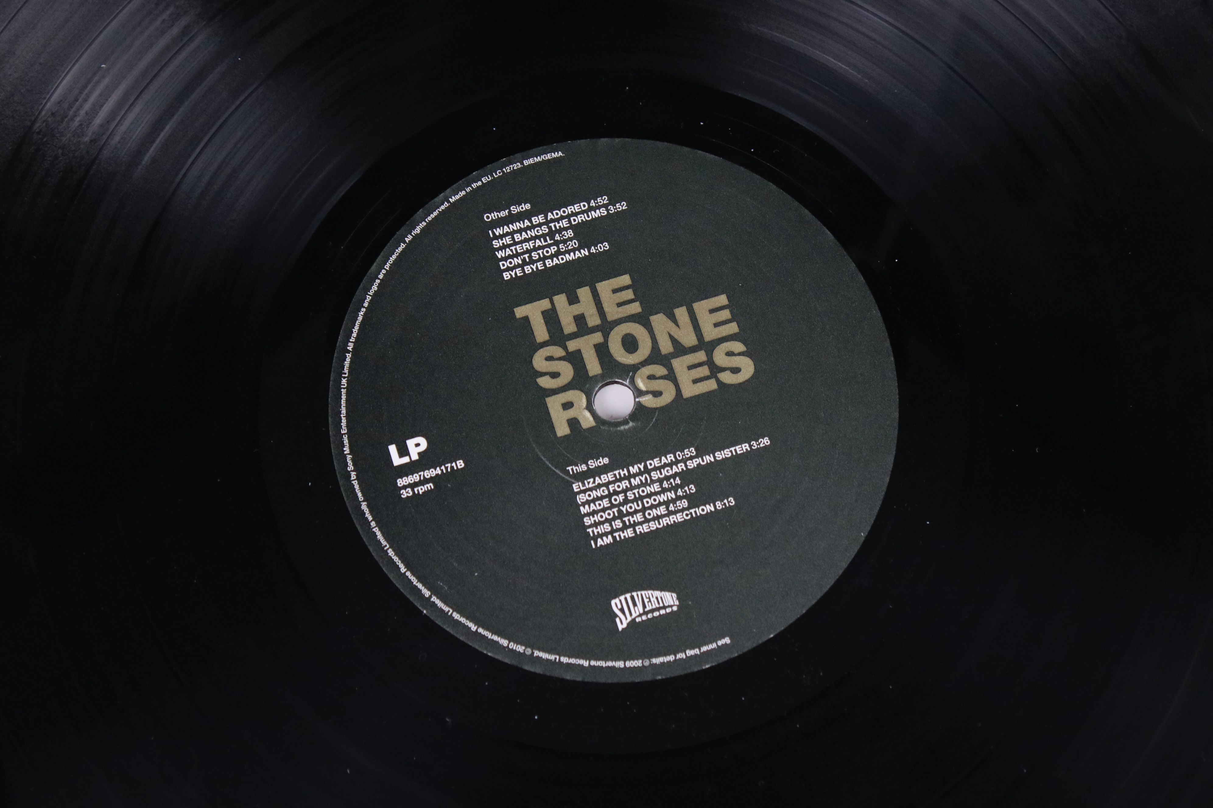 Vinyl - Two The Stone Roses self titled LPs to include ORELP502, not embossed, gold lettering, and - Image 6 of 8