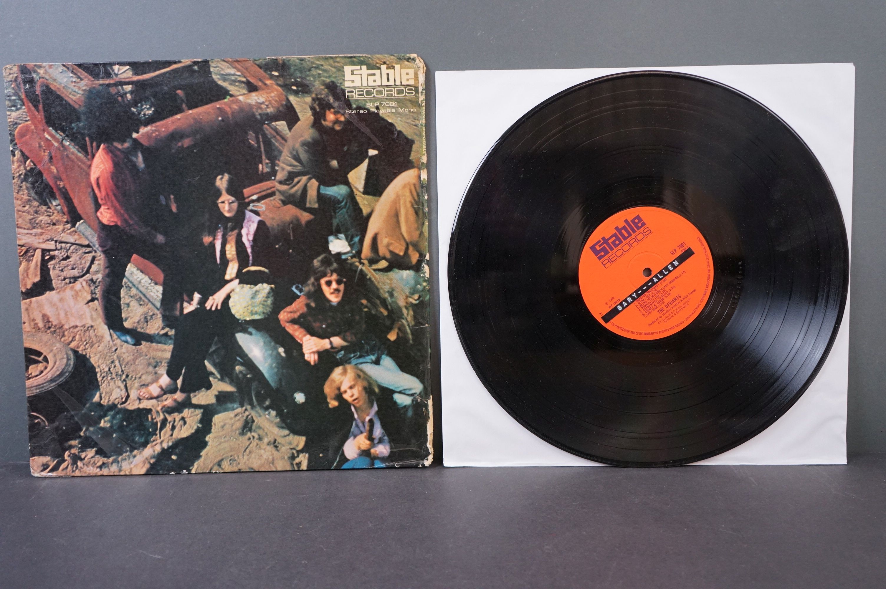 Vinyl - Psych - The Deviants - Disposable (1968 UK, Stable?Records) Fold Over Cover (sellotape marks - Image 3 of 7