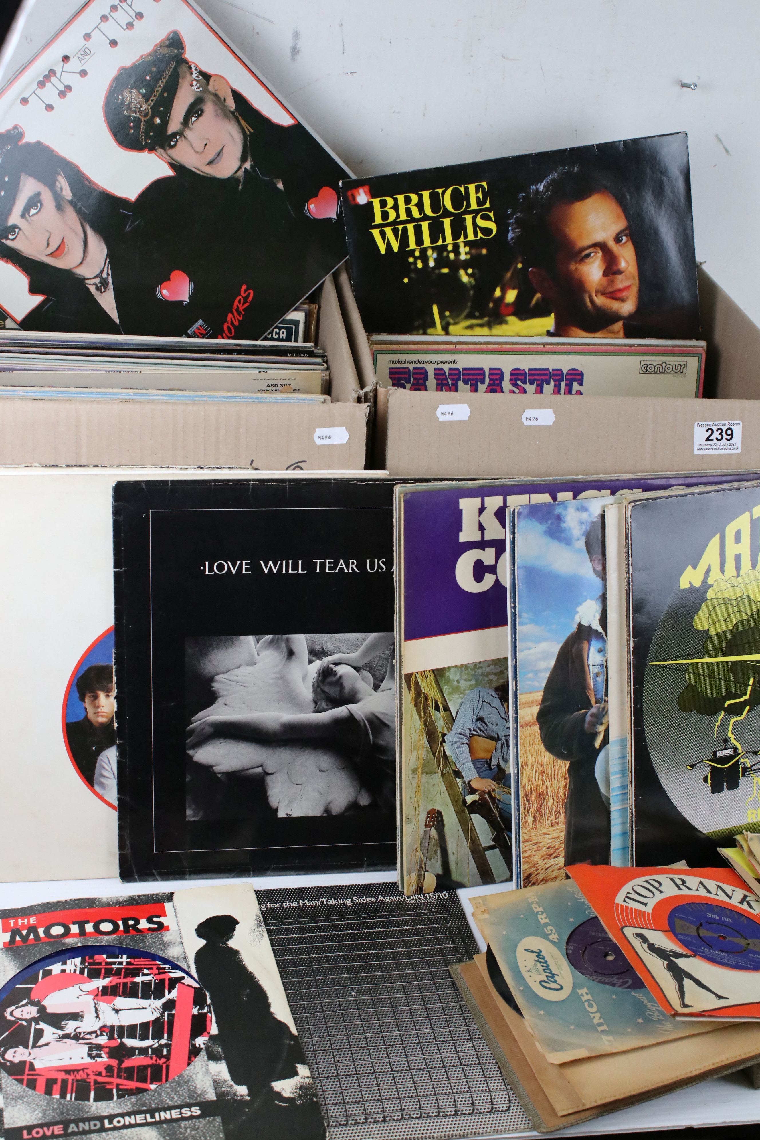 Vinyl - Collection of over 100 LP's and 12" singles spanning genres and decades featuring Joy