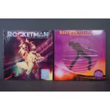 Vinyl - Two Movie Soundtrack LPs to include Rocketman Elton John V3231 (ex and within opened