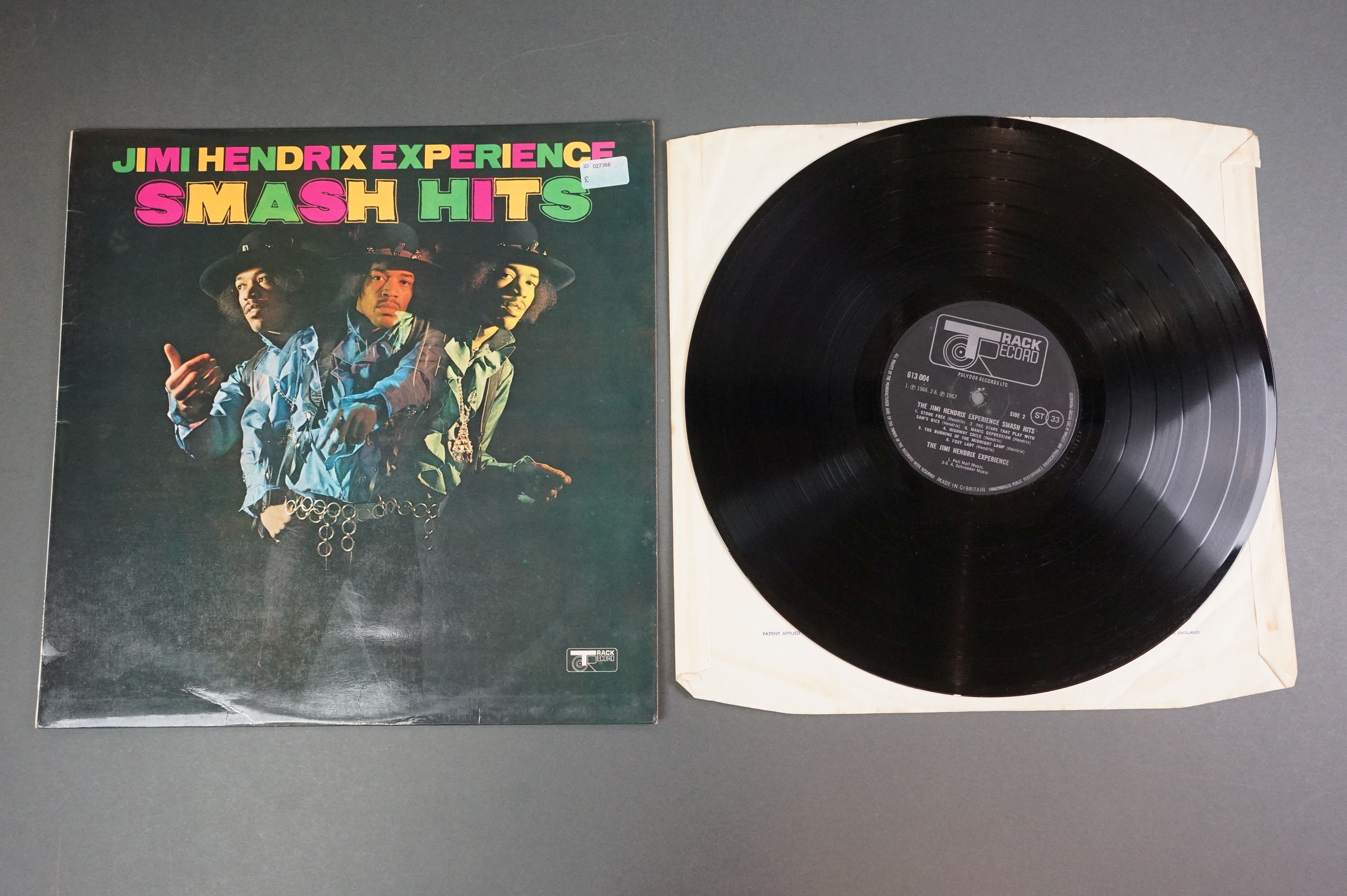 Vinyl - Three Jimi Hendrix LPs to include Smash Hits on Track 613004 with price sticker to top right - Image 7 of 8