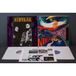 Vinyl - Two Nirvana LPs to include The Story of Simon Simopath LP on Bell Records 6015-S Stereo,
