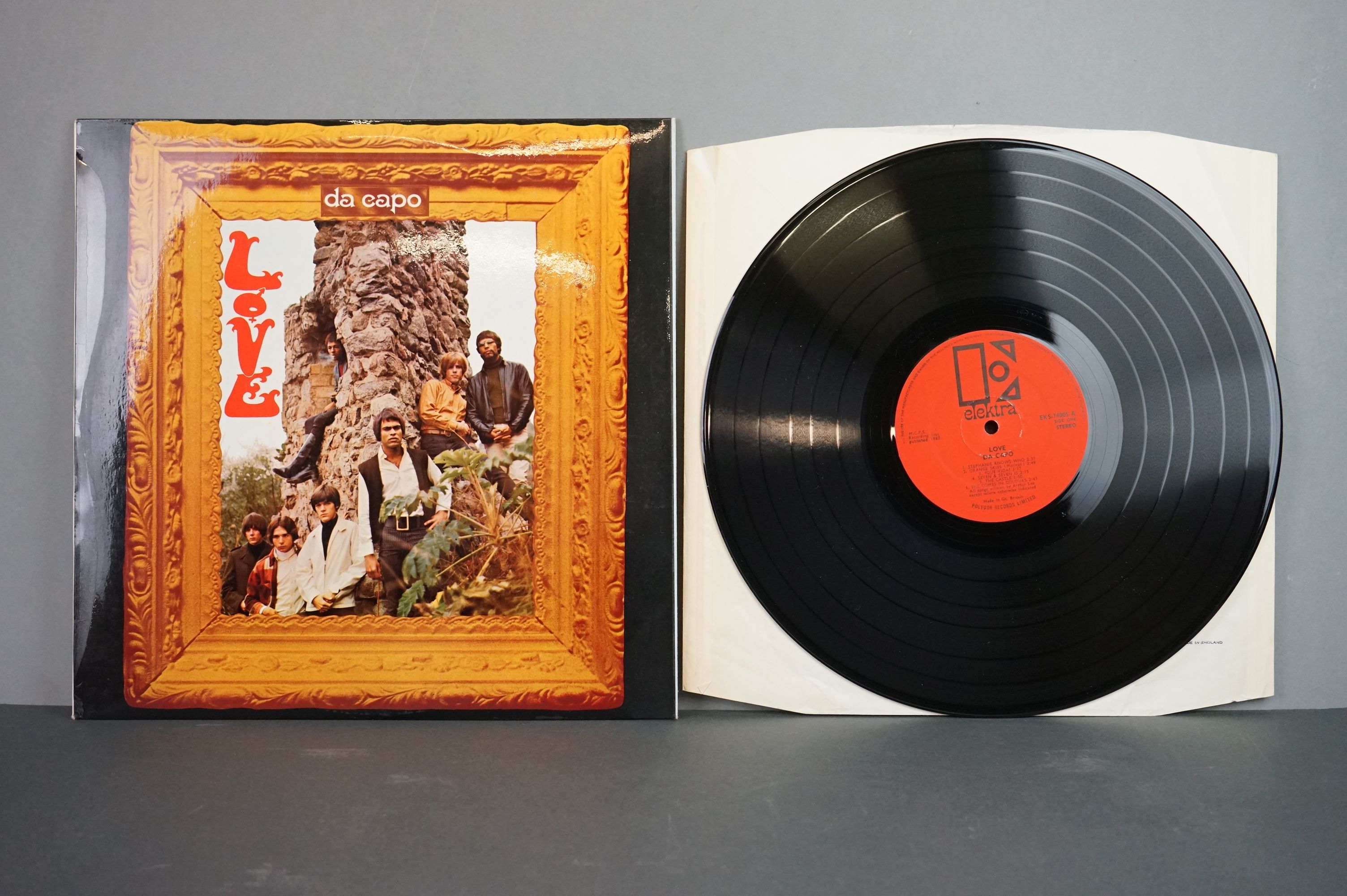 Vinyl - Love Da Capo EKS7005 orange / black label with 'Mad in Gt Britain. Polydor Records Limited - Image 2 of 4