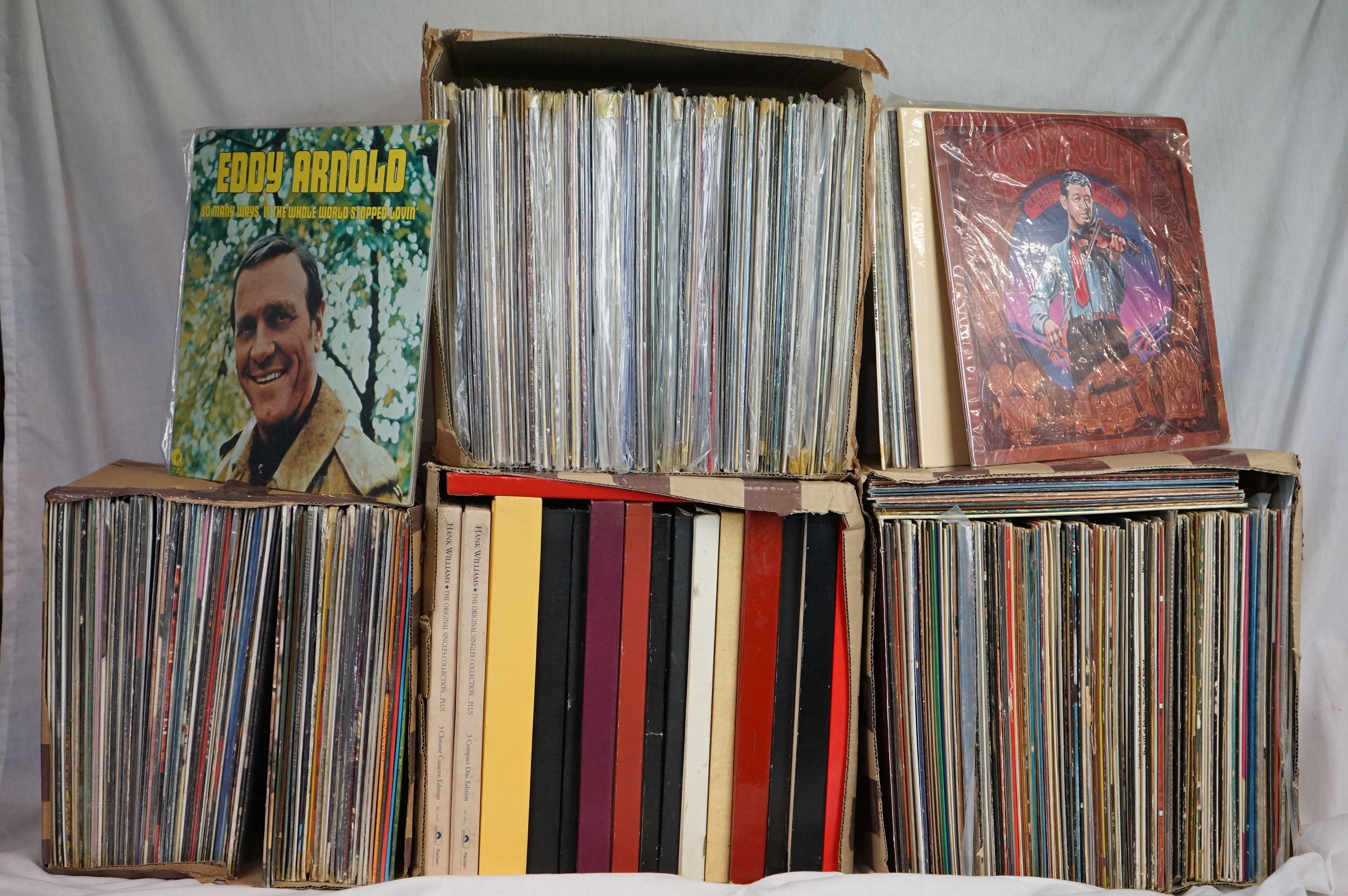 Vinyl & Box Sets - Around 300 LPs plus 16 Box Sets to include Pop, Country, MOR etc, sleeves and