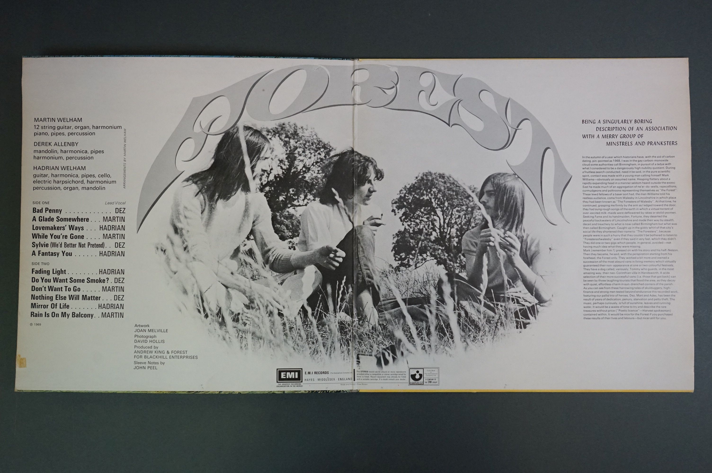 Vinyl - Three Forest LPs to include self titled on Harvest SHVL760 no EMI on label, tape removal - Image 4 of 8