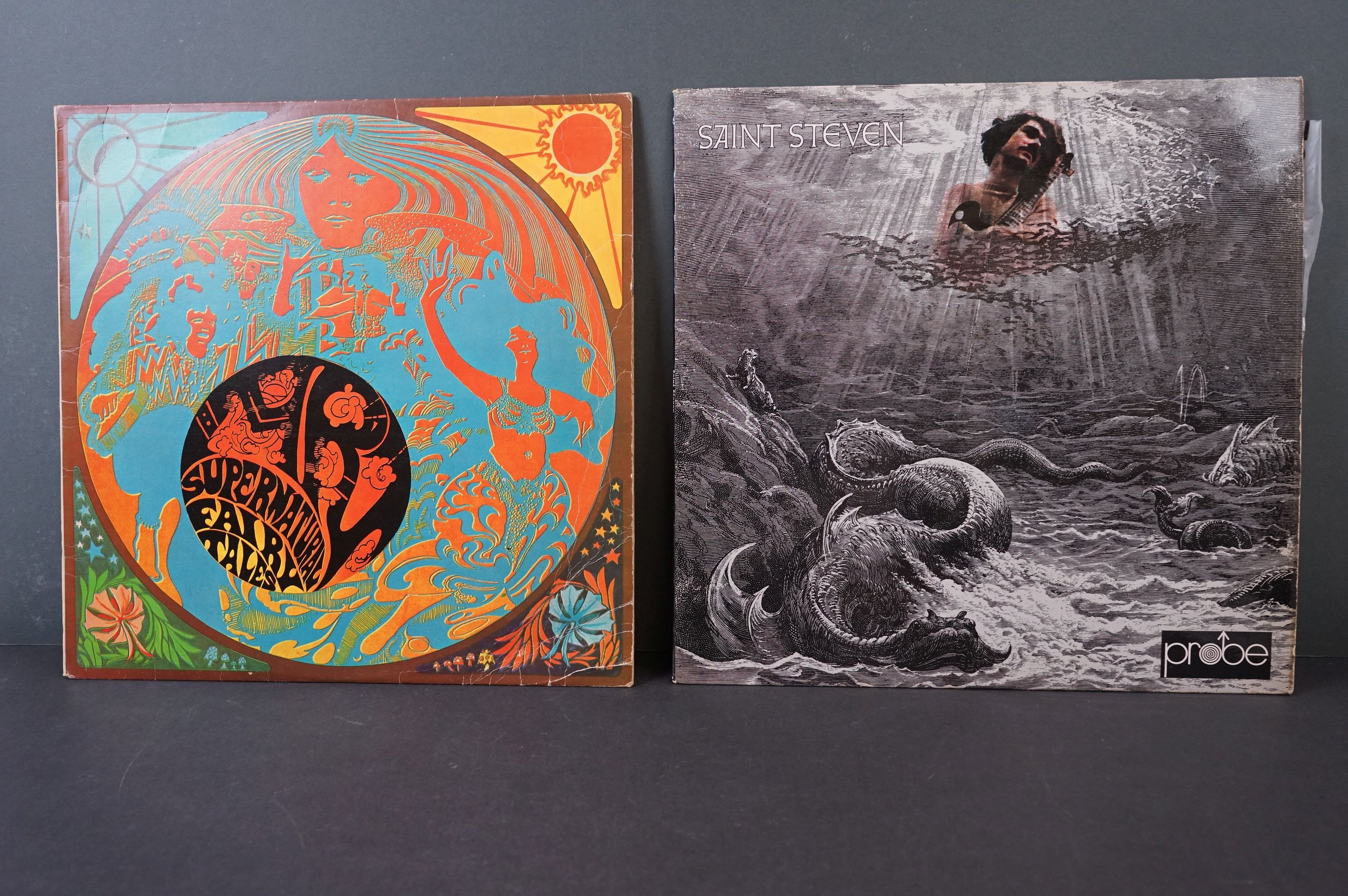 Vinyl - Psych - Two scarce UK pressing Psych albums to include Saint Steven - Saint Steven (1969 UK,