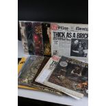 Vinyl - 14 Jethro Tull LPs to include some duplictaes, featuring This Was, Thick as a Brick x 2,