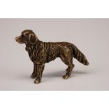 Small bronze figure of a gundog