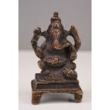 Cast figure of the Hindu god Ganesha