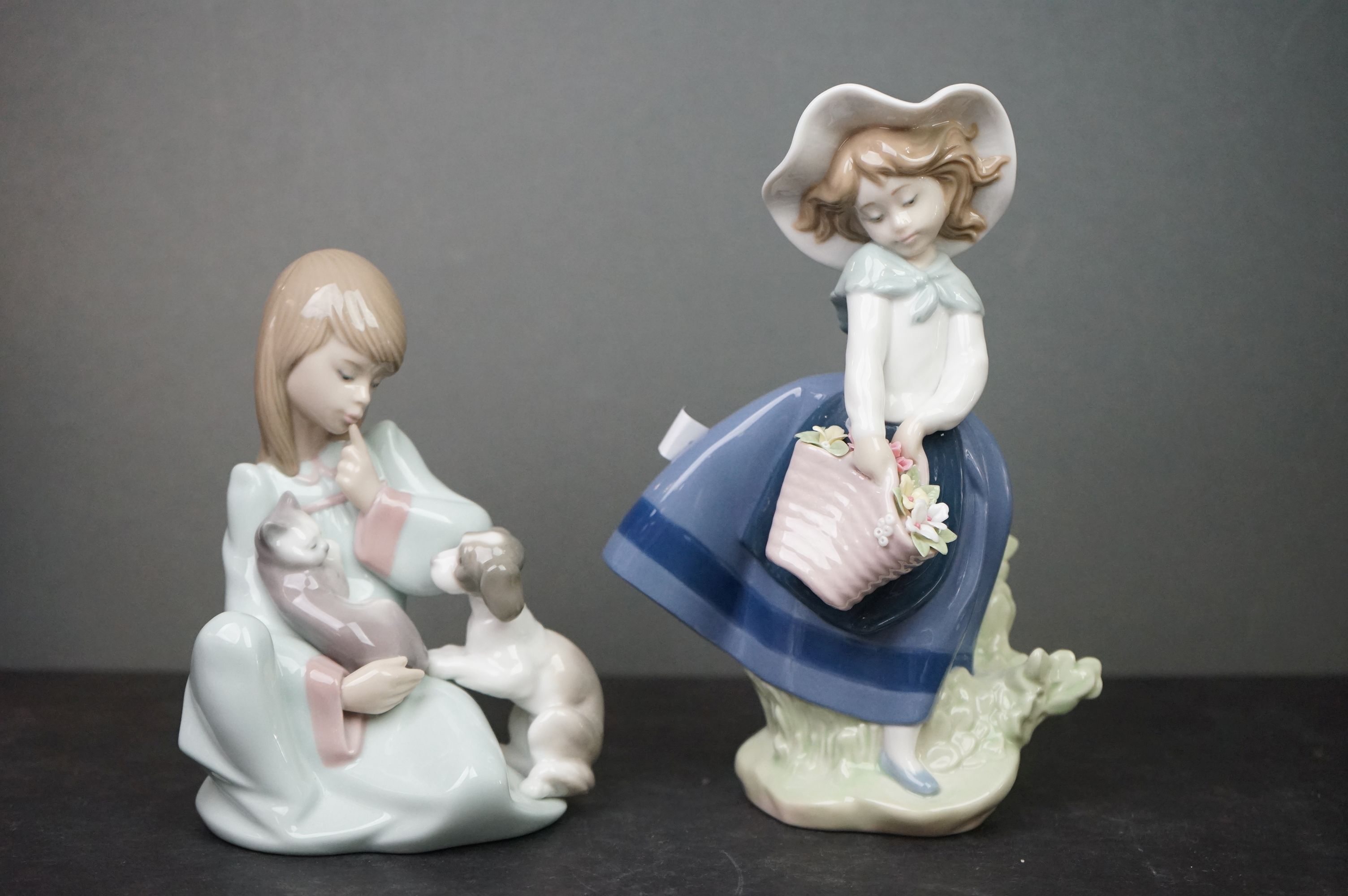 Collection of Ten Lladro Ceramic Figures including Nun, 26cms high - Image 8 of 16
