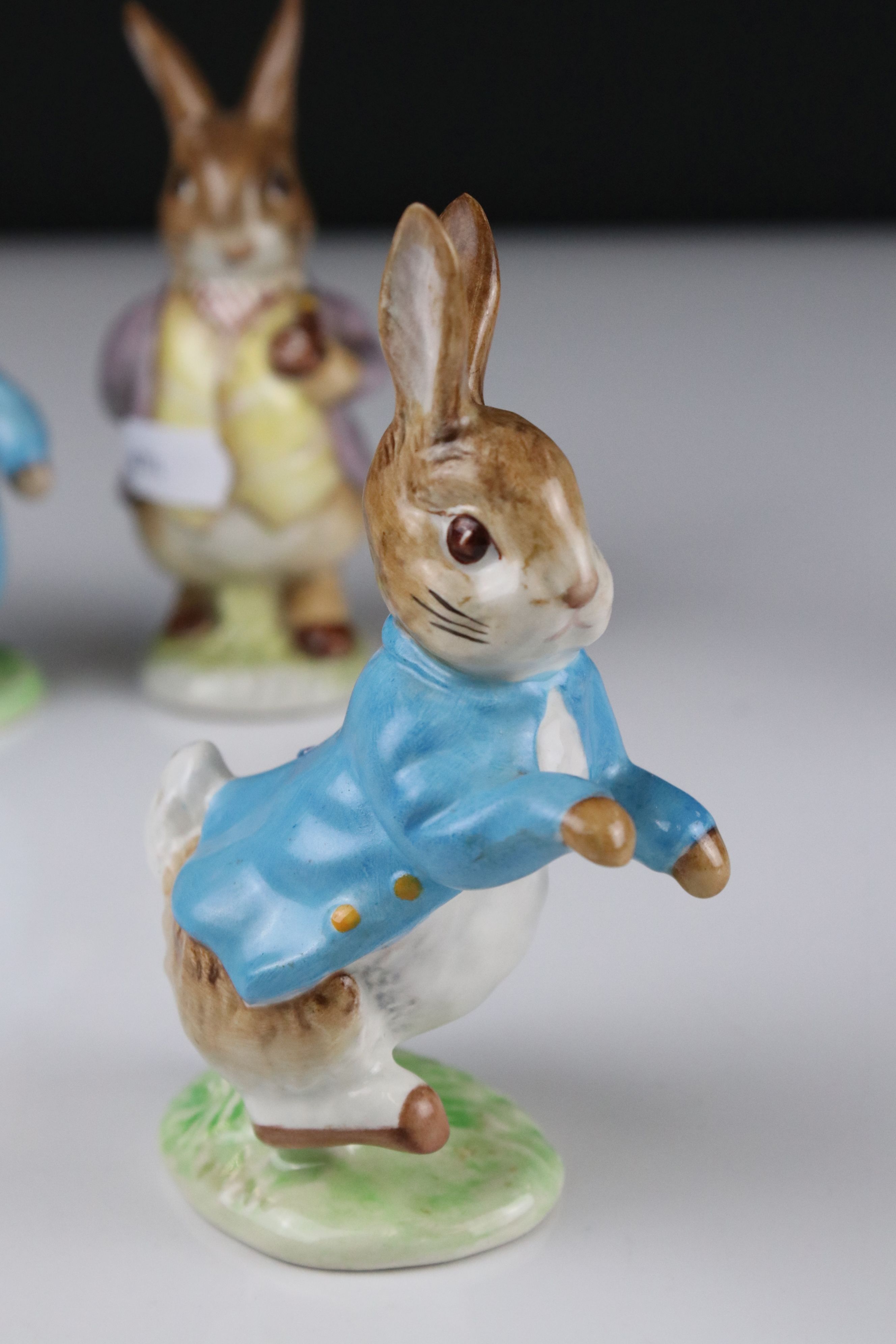 Six Early Beswick Beatrix Potter figures to include Mr Benjamin Bunny, Peter Rabbit, Timmy Town - Image 4 of 12