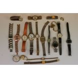 A collection of contemporary and vintage watches to include Timex, Casio, Avia and Lorus examples.