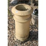 A large vintage chimney pot, measures approx 66cm in height.