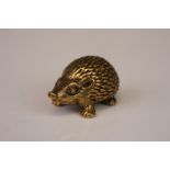 Brass figure of a hedgehog