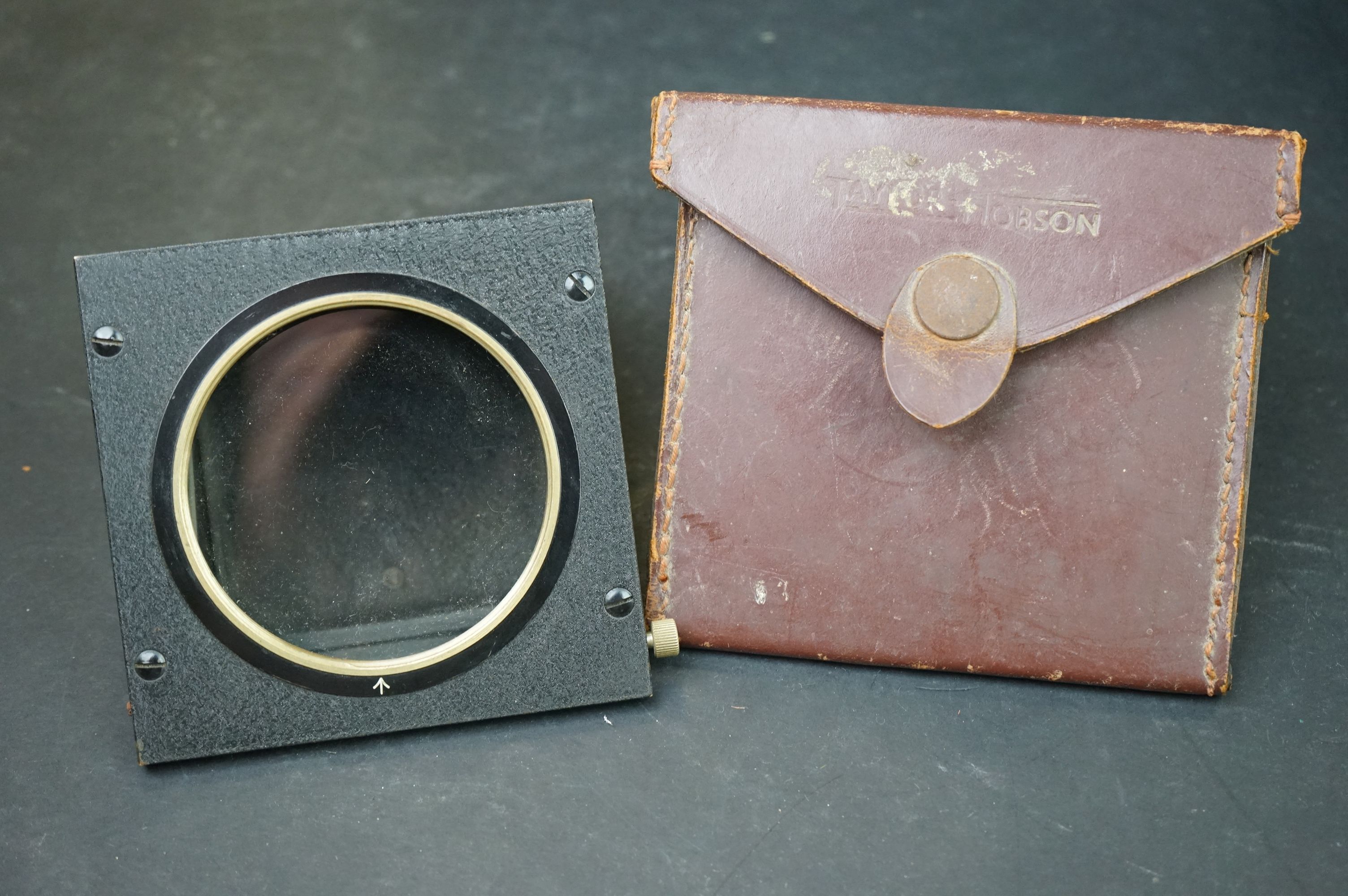 Leather Cased Cooke Process Lens Prism no. 531331 by Taylor-Hobson together with Ensign Ful-vue - Image 3 of 16