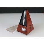 Mid 20th century Teak Effect West German Metronome