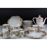 Two Part Noritake Tea Sets, both with gilt decoration