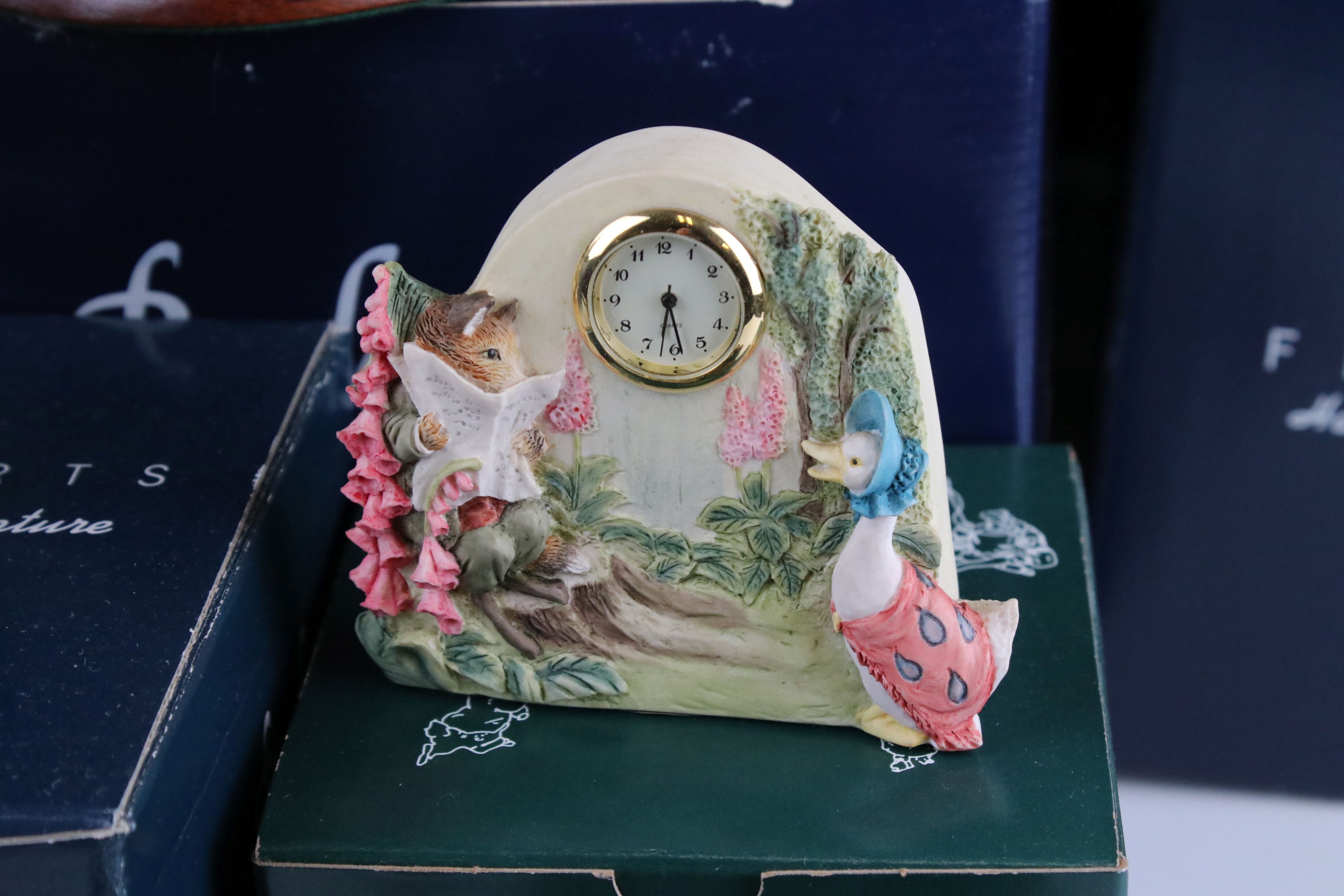 Seven Boxed Border Fine Arts Beatrix Potter Figures to include Mrs Rabbit And Children, Peter Rabbit - Image 5 of 8