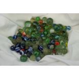 Collection of Vintage Glass Marbles