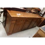 Large 20th century Dresser Base / Sideboard, with four drawers and four cupboard doors, 240cms