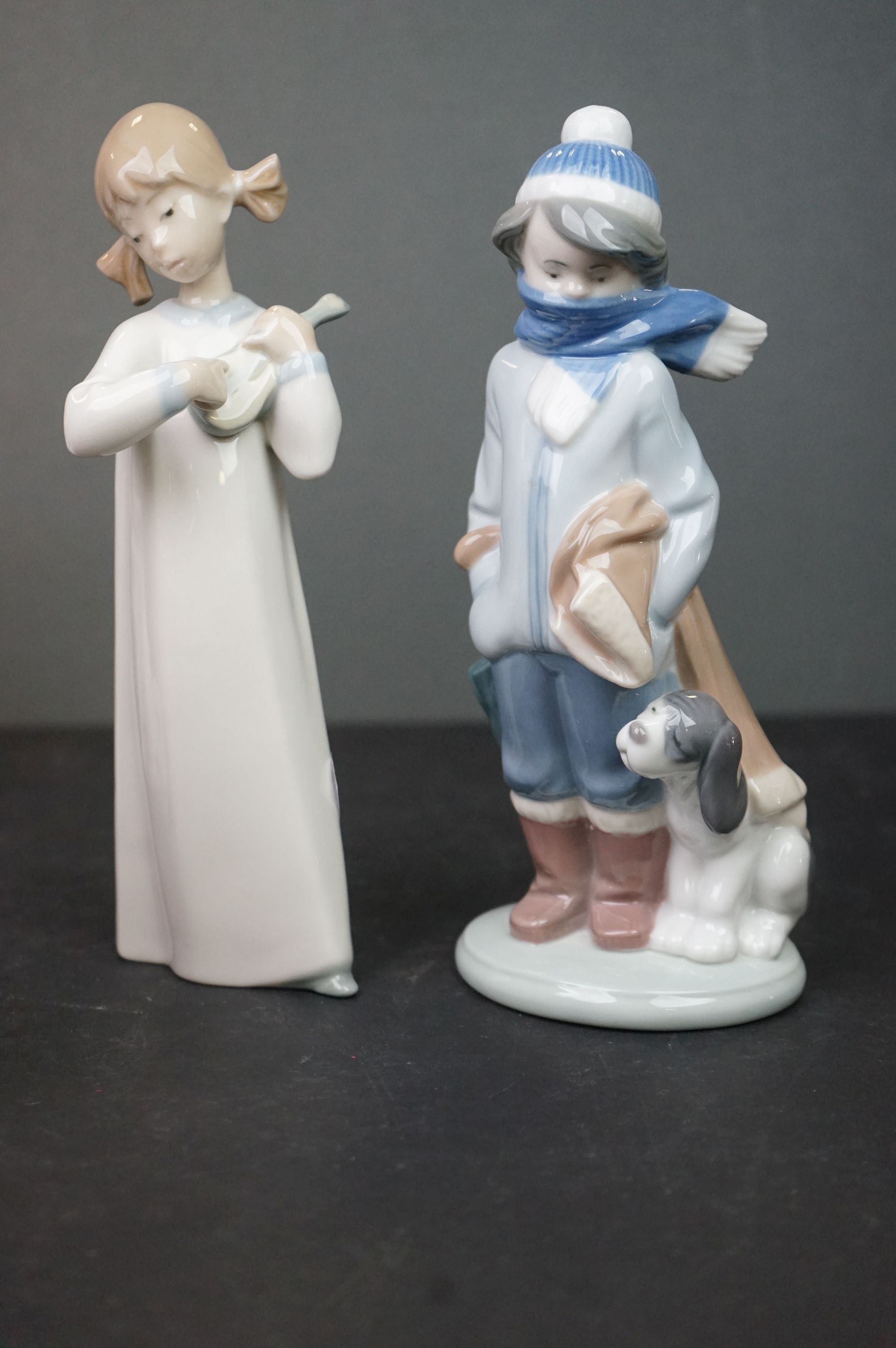 Collection of Ten Lladro Ceramic Figures including Nun, 26cms high - Image 2 of 16