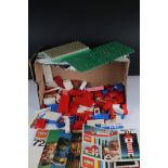 Colllection of 1970's Lego including bricks from Basic Set 011 and the Cardboard Sleeve, together