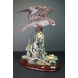 Border Fine Art Model of a Buzzard marked R T Roberts, limited edition, 50cms high