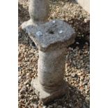 Granite Plinth (quarried from the Quincy Quarry in USA), 48cms high