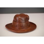 Black Forest inkwell in the form of a hat