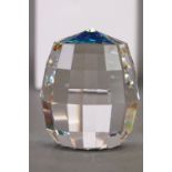 Swarovski Crystal 'Revolution (Barrel)' green paperweight