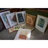 A quantity of paintings and prints to include limited edition prints etc.