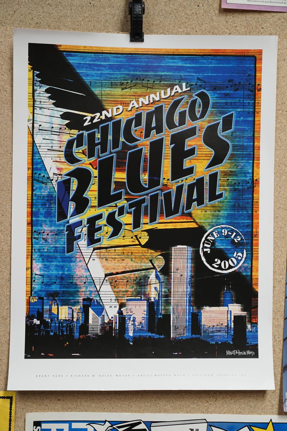 Music Poster - 14 promotional blues posters for various festivals, album releases etc to include - Image 8 of 14