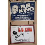 Music Poster - Two B.B. King concert posters, to include Hammersmith Odeon April 1980, approx. 30