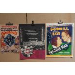 Music / Movie Poster - 3 Posters to include American Hot Wax (1978) soundtrack poster approx 20.5" x