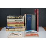 A Small Collection Of Military Related Books To Include A Selection Of Books By Winston Churchill.