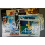 Quantity of movie lobby cards and memorabilia for various children's films, to include Pokemon,