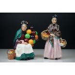 Two Royal Doulton Figures - The Orange Lady HN1759 and The Old Balloon Seller HN1315