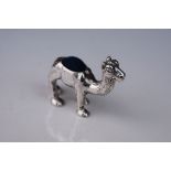 Silver camel pincushion