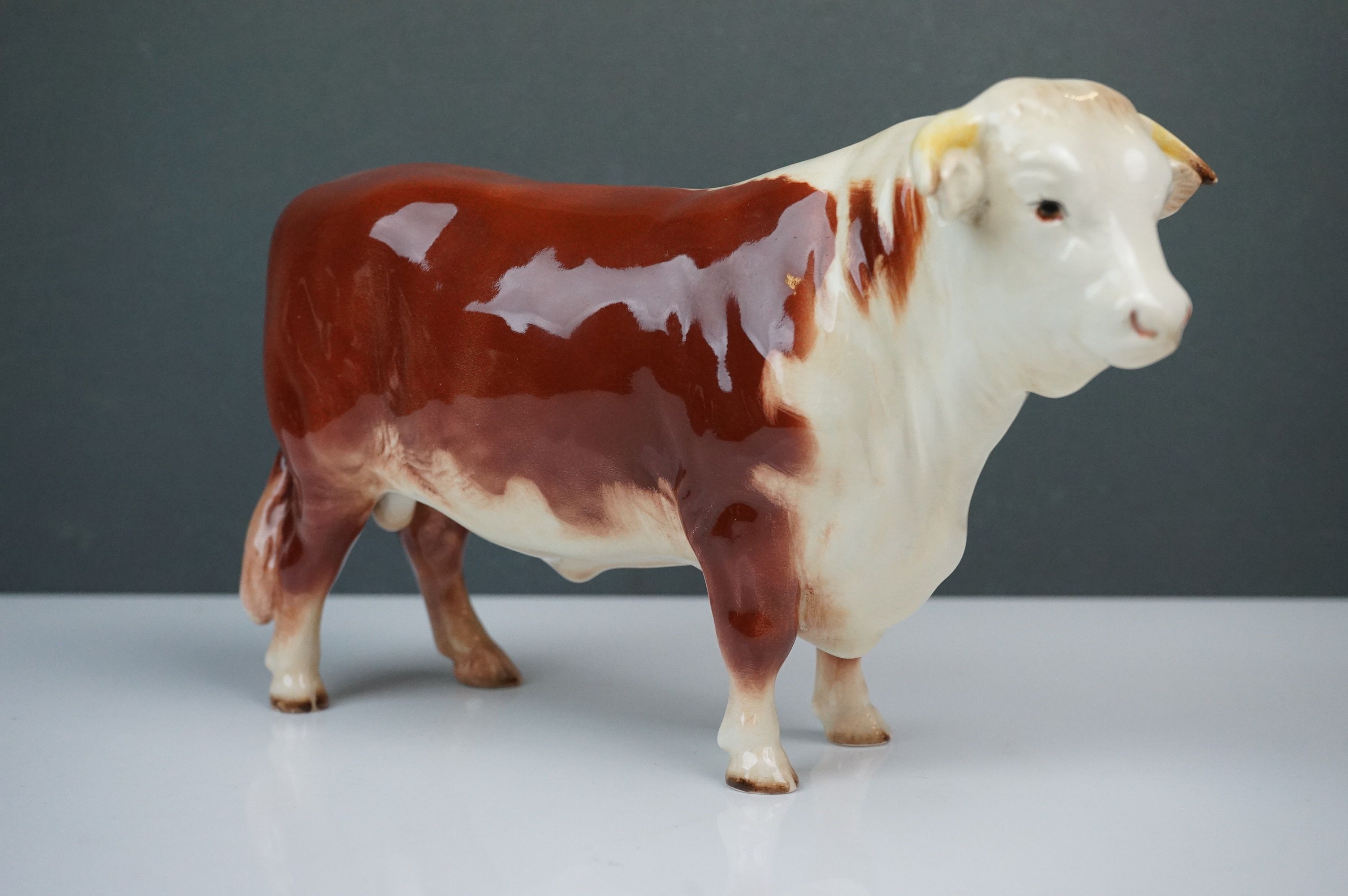 Beswick Hereford Family including Bull (no. 949), Cow (no.1360) and Calf (no.1406B) - Image 2 of 14